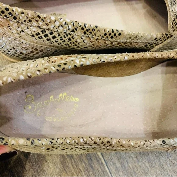 Anthropologie Seychelles Tiger Eyes Weekend Leather Loafers 7.5 - Picture 10 of 11